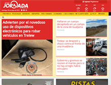 Tablet Screenshot of clasificados.diariojornada.com.ar